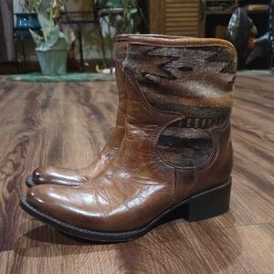 Freebird By Steven-Shine Leather Western Boots Size 8